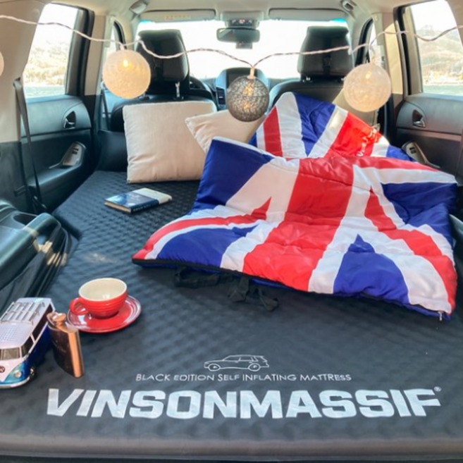 빈슨메시프 차량용 자충매트 시그니처L, BLACK(블랙)