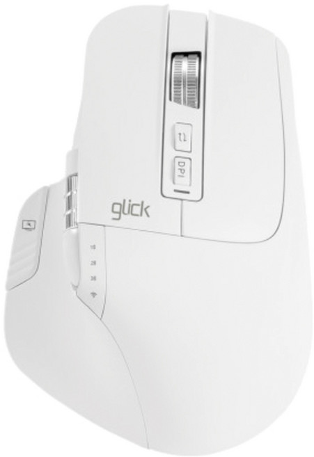 지클릭커 오피스프로 휠 버티컬 인체공학 충전식 무소음 유무선 마우스, G-CLIKER OFFICEPRO WHEELMASTER, 오프화이트
