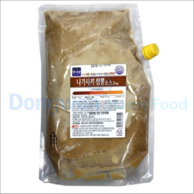 면사랑 나가사끼 짬뽕 소스, 3개, 2kg