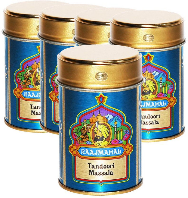 프랑스 라즈마할 Raajmahal tandoori massala 탄두리 마살라 시즈닝 50g, 5개