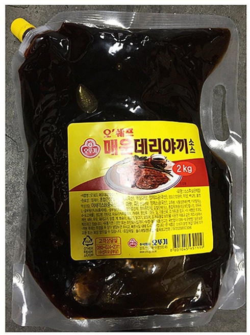 매운 데리야끼소스(오뚜기 2k)X6 reo+1391jE, 6개
