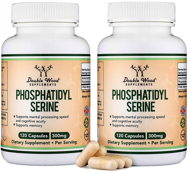 더블우드 포스파티딜세린 300mg 캡슐, 120정, 2개