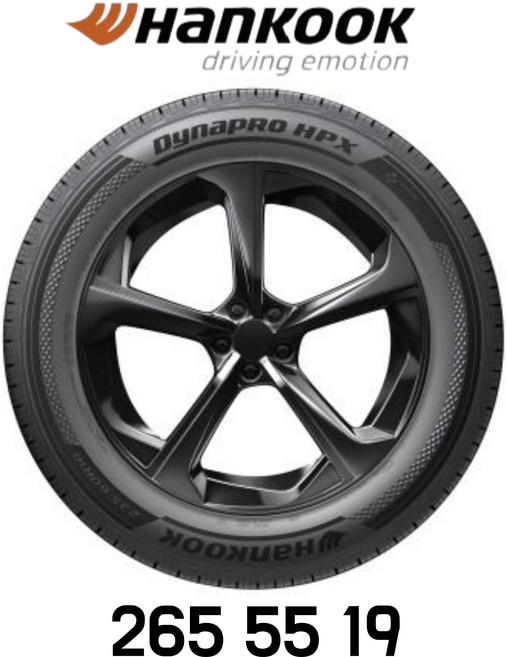 한국타이어265 55 19 다이나프로HP X RA43 2655519 제네시스 GV80, 장착 미포함, 1개