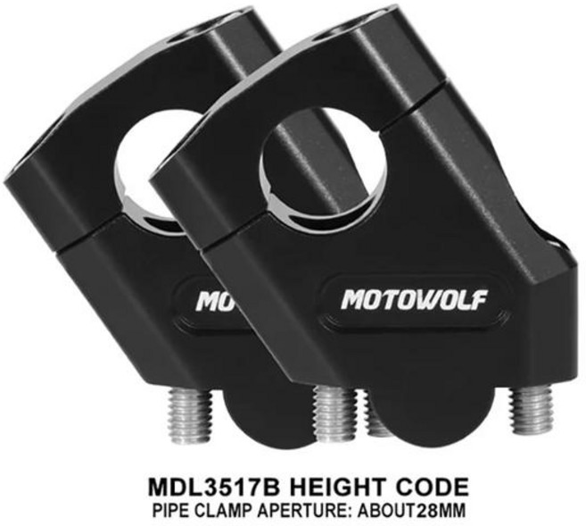 호환 핸들바 라이저 바 마운트 핸들 클램프 R850R F800ST R1150R R R 850R F 800 ST 1150 R 3 색 28mm 22mm, [05] 28mm Black, 1개