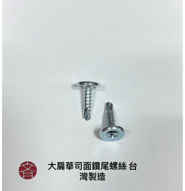 現貨供應 鑽尾螺絲 Self drilling screw 8#10#12#鍍鋅 自攻螺絲 屋頂螺絲台灣製造 批發零售, 1個, 皿頭華司面4.8x19（細牙）