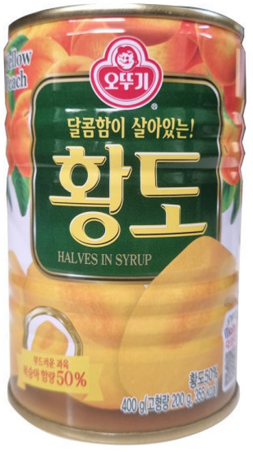 오뚜기 황도(반절), 400g, 6개