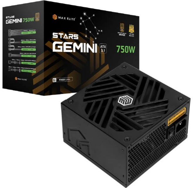 맥스엘리트 맥스엘리트(MAXELITE) STARS GEMINI 750W 80PLUS브론즈 ATX3.1, 선택하세요 - 쿠팡