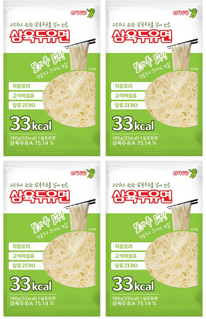 두유면, 4개, 180g