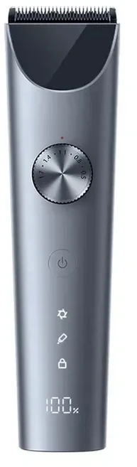 Mijia 헤어 클리퍼 2 가정용 무선 트리머 커팅 이발사 IPX7 티타늄 합금 블레이드 남성 구레나룻 전기 면도, 01 그레이