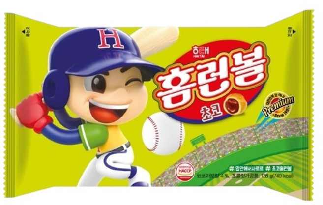 해태 제과 홈런볼 초코, 128g, 12개