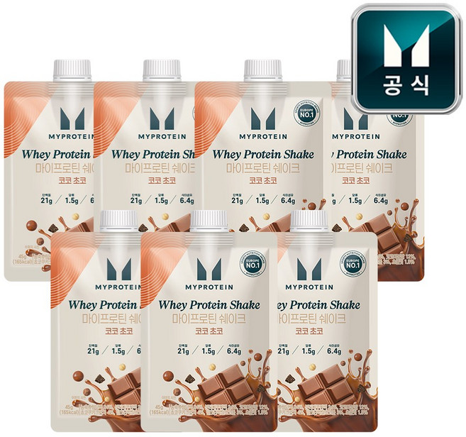마이프로틴 웨이 단백질 쉐이크 코코 초코, 7개, 45g
