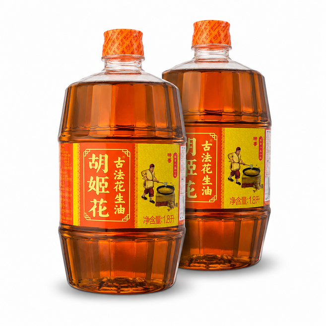 아시아식품 후지화 땅콩기름, 1.8L, 2개