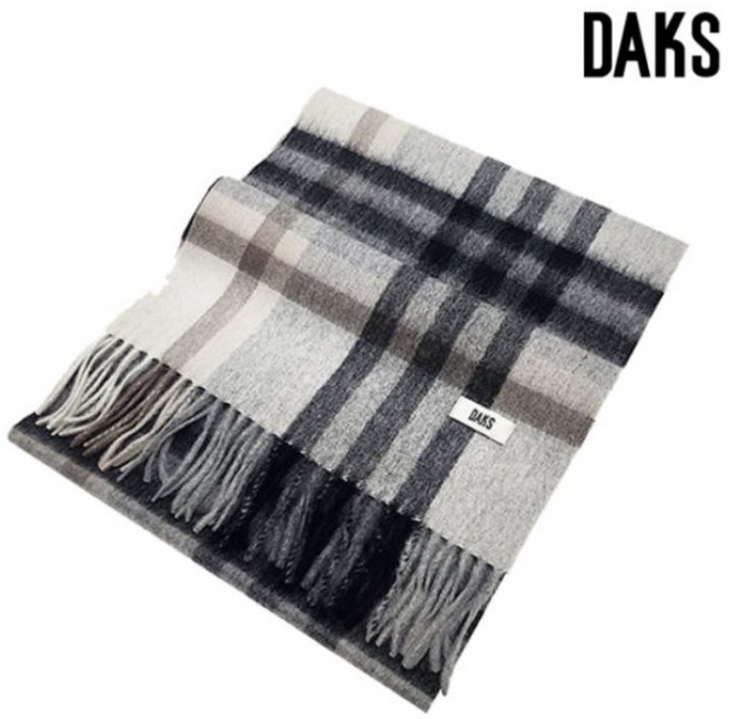 [백화점 정품] 닥스 울 체크 머플러 FKS283O (포장 쇼핑백포함)