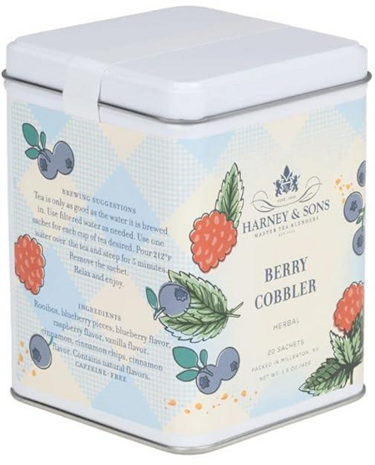 Harney & Sons 베리 코블러 루이보스차 (과일향), 1개, 42g