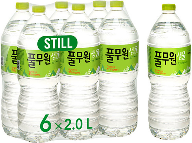 풀무원샘물 생수, 2L, 12개