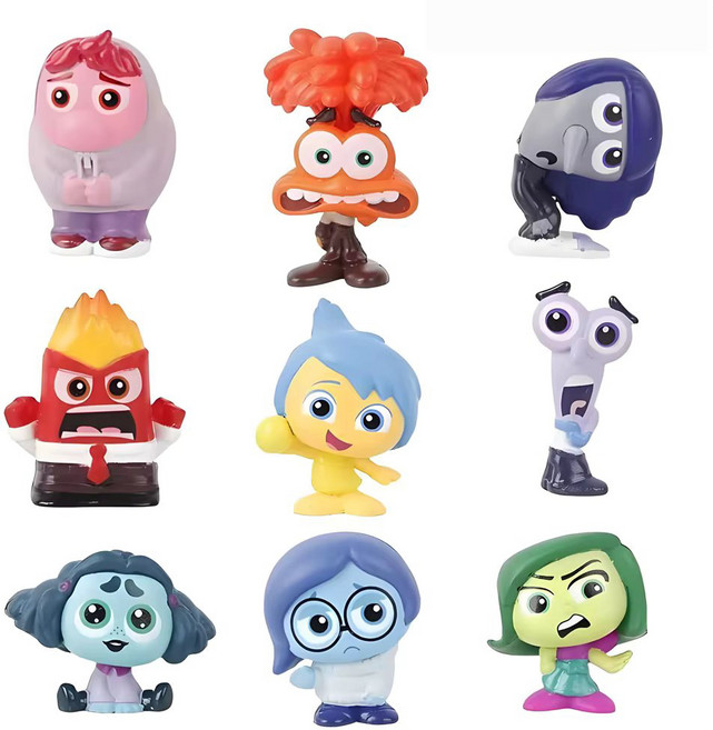 인사이드아웃 미니피규어 9종세트, 1세트