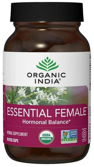 오가닉인디아 에센셜 피메일 여성 호르몬 밸런스 캡슐 Organic-India Essential Female, 1개, 90정 - 쿠팡