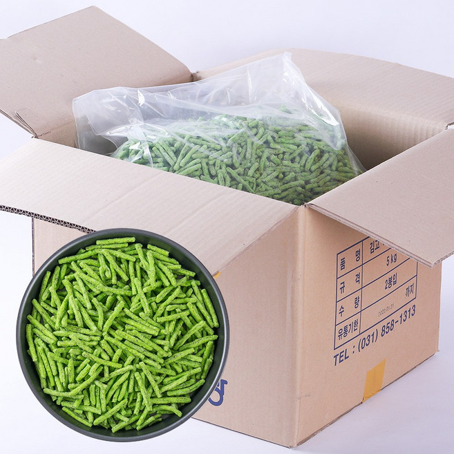 파래맛고소아 5kg (무) 맛사랑 대용량 과자 간식 엠티 행사 축제 업소용, 1개