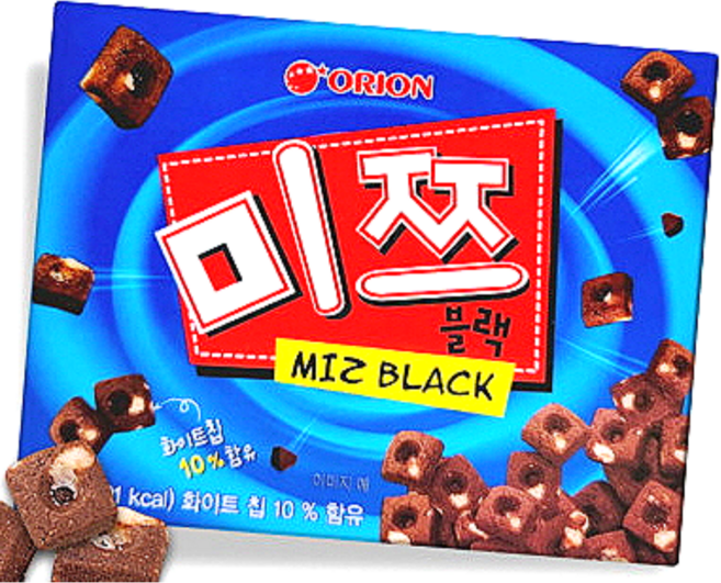오리온 미쯔 블랙, 60g, 18개