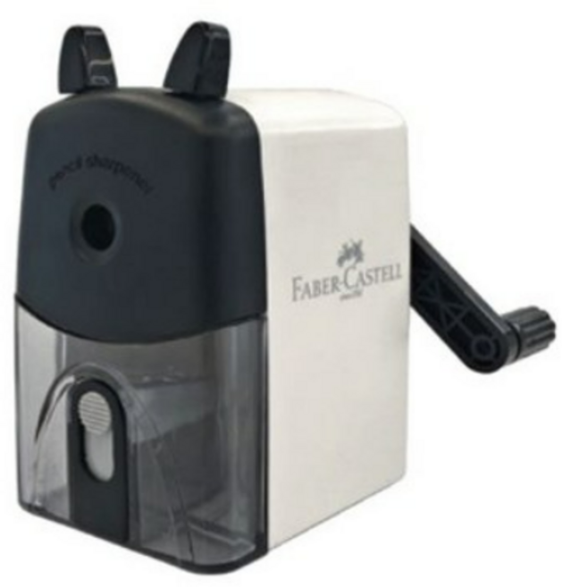 파버카스텔 핸들 연필깎이, 화이트, 1개