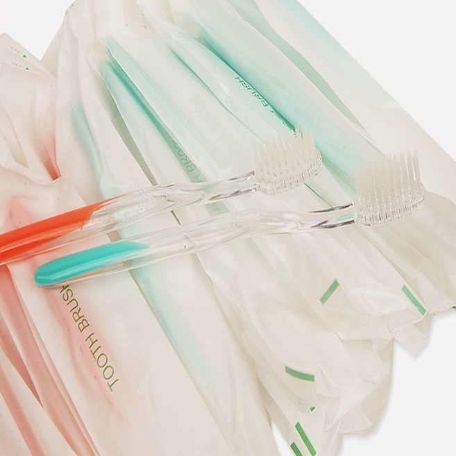 고급미세모 원터치포장 일회용칫솔 대용량, 1세트, 500개입