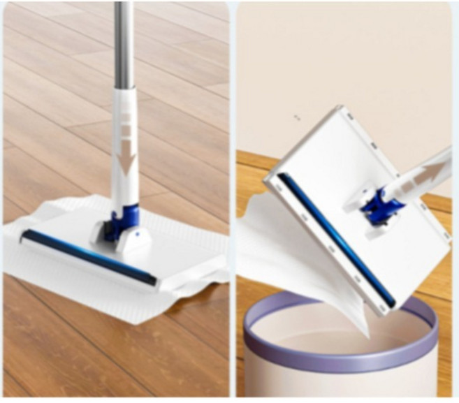 9위 - 이지탭프로 물걸레청소기 자동회전밀대 다기능 미니 손빨래 필요없는 건식습식 겸용 청소용품, 드래그 핸들 연장형