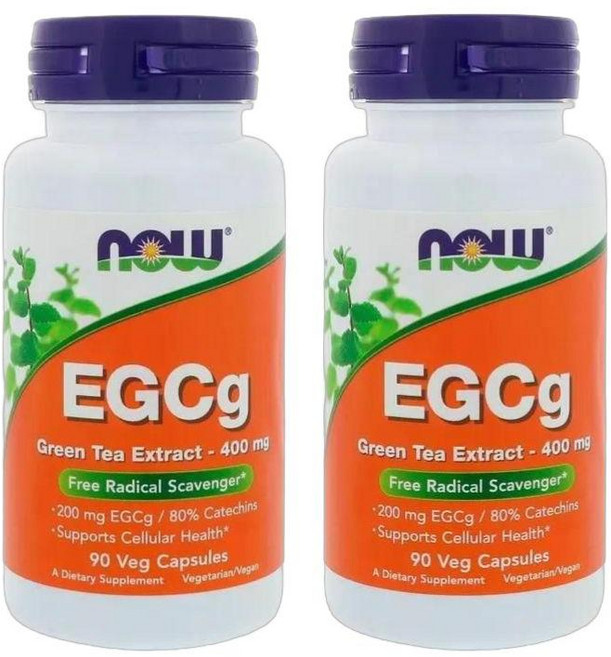 나우푸드 EGCg 녹차 추출물 400mg 90정 2개, 1개