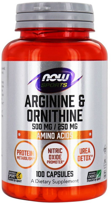 나우푸드 아르기닌 오르니틴 100 캡슐, 100정, 1개