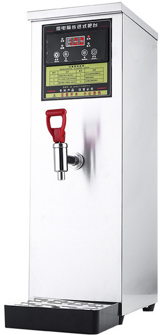 步進式開水器 商用熱水器 全自動電熱開水機 辦公室餐廳適用, 銀色110V