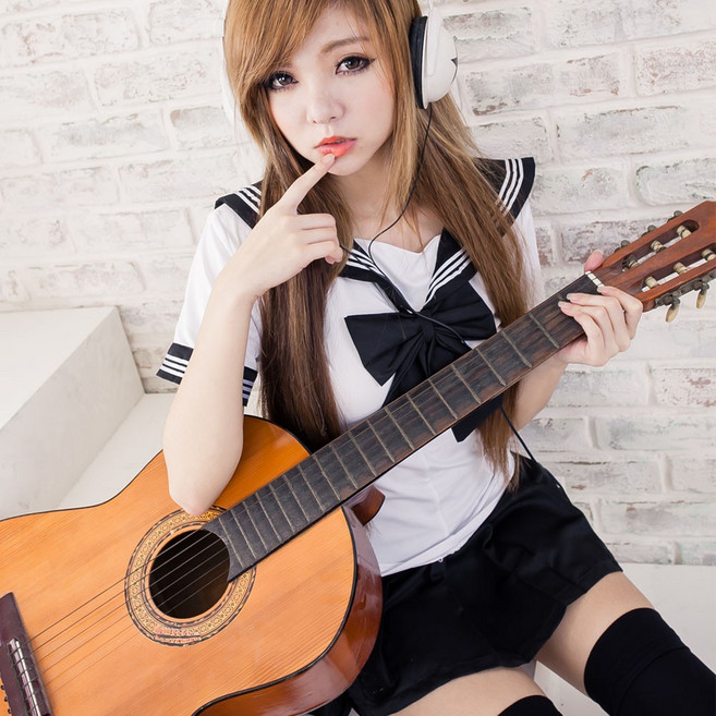 A7038B S-5XL號大尺碼水手服cosplay服裝 情趣學生服水手制服 聖誕節角色扮演服裝 尾牙表演服