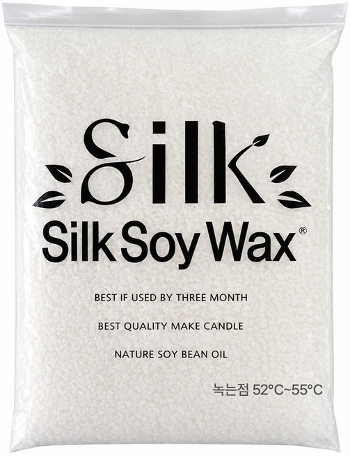실크 소이왁스 천연 캔들만들기 양초 향초 재료, 1개, 2kg