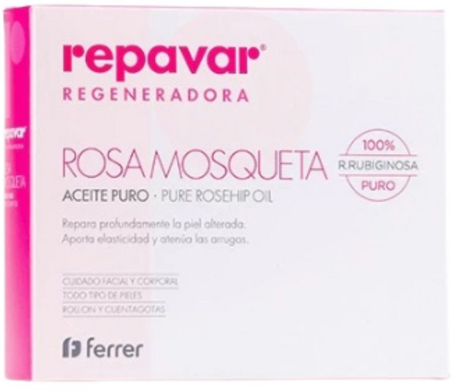 repavar 玫瑰果油 純粹修護 賦予彈性, 15ml, 1件