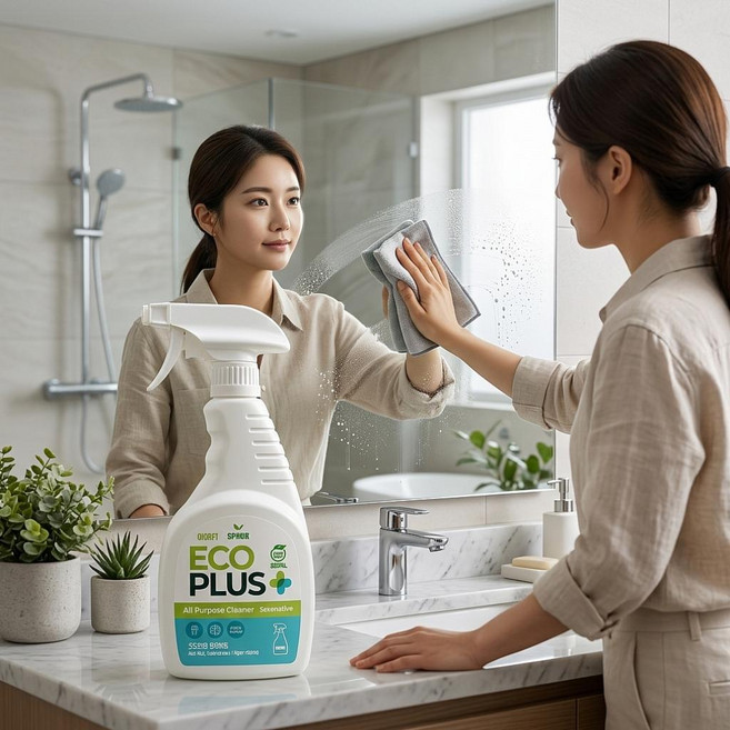에코플러스 다목적 친환경 세제 레몬향 국내생산 기름때 물때 세정력 530ml, 해당제품선택