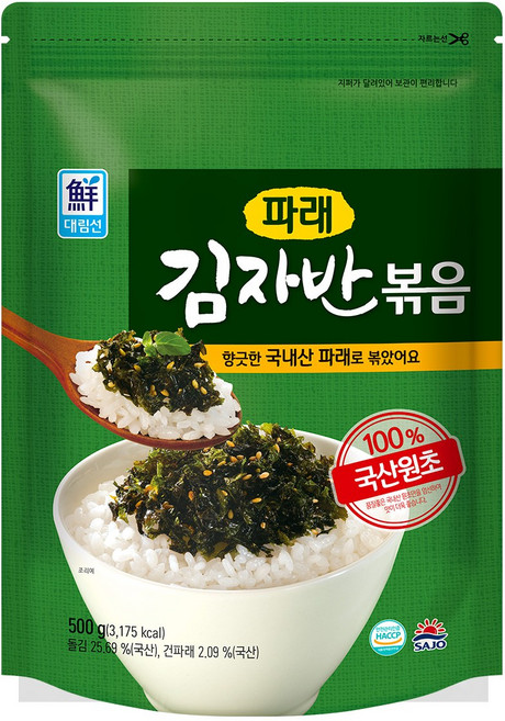 대림선 파래 김자반볶음, 500g, 1개
