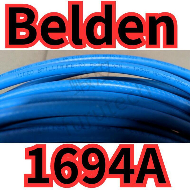 Belden 1694A 同軸線 75歐姆 SPDIF, 1個, Belden 1694A 切售1米