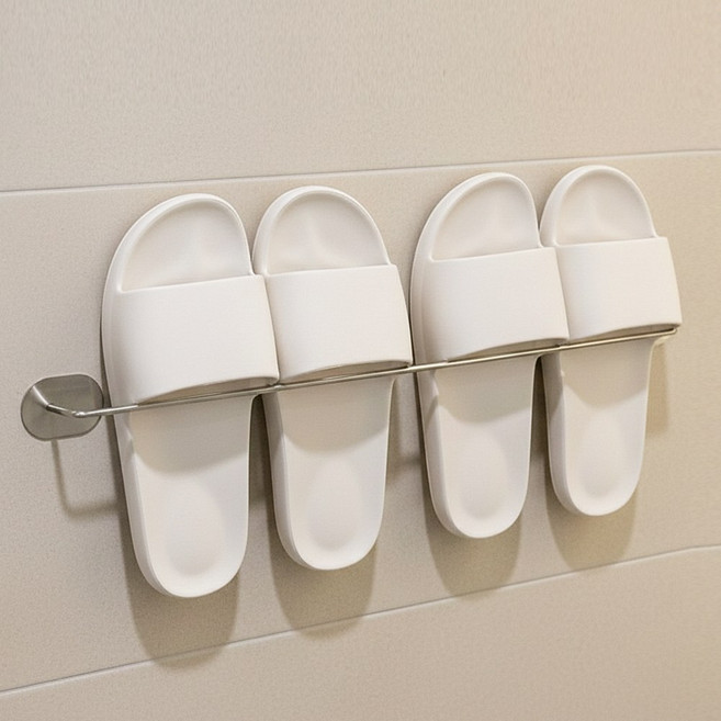 유얼홈 올스텐304 실내화거치대 욕실화 걸이 슬리퍼 거치대 욕실 신발 정리대, M