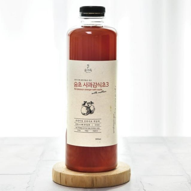 숨가득 천연 사과 감식초3 1000ml, 1L, 1ea, 1개