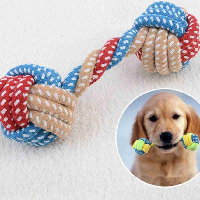 애견 물기놀이 장난감 뼈모양끈 강아지산책후발 애견발세척기, 1개