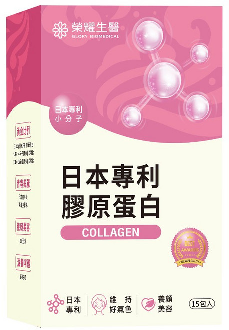 榮耀生醫 日本專利 膠原蛋白, 1個