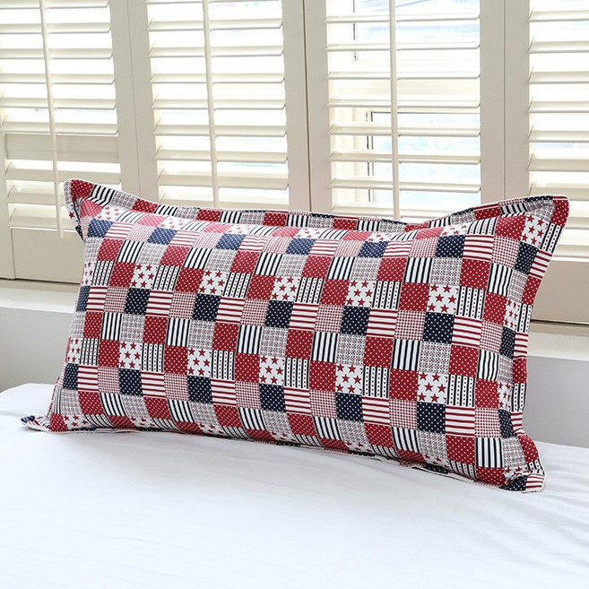 이솔홈 대쿠션 등쿠션 헤드쿠션 커버 모음, 퀼트 대쿠션 커버 01_레드