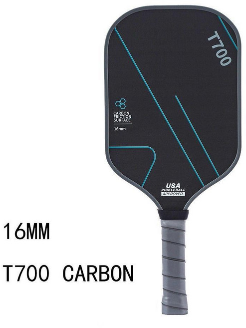 T700 碳纖維 磨砂 匹克球拍 專業級 超輕 一體成型, 1個, T700 (碳纖單拍)送2球-005