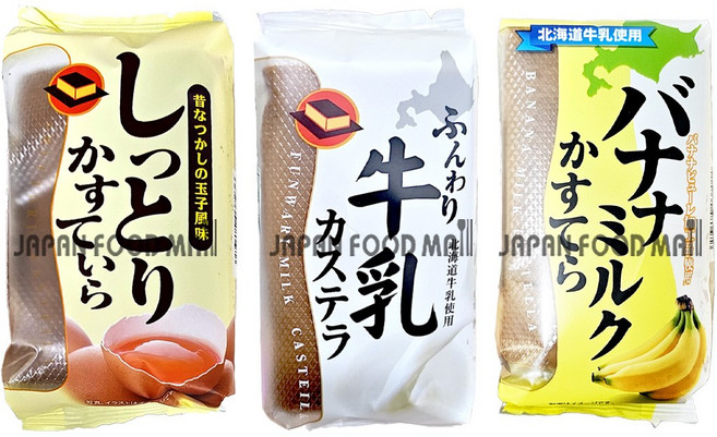 [다다기획] 스위트팩토리 카스테라 90g 3종세트 (훈와리밀크 바나나 소프트)