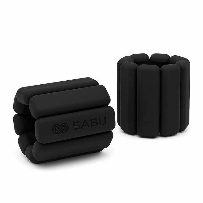 SABU 중량밴드 모래주머니 손목 발목 아령, 0.5kg, 블랙