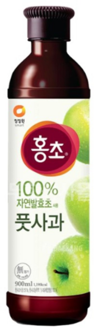 청정원 자연발효 홍초 900ml 석류 복분자 풋사과 베리, 5.홍초 풋사과 900ml x3개