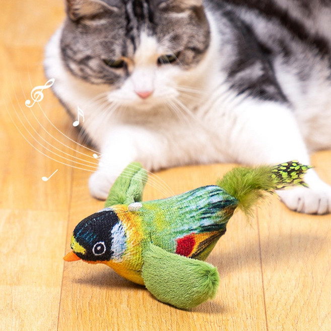 모가펫 고양이 소리나는 새 장난감, 1개