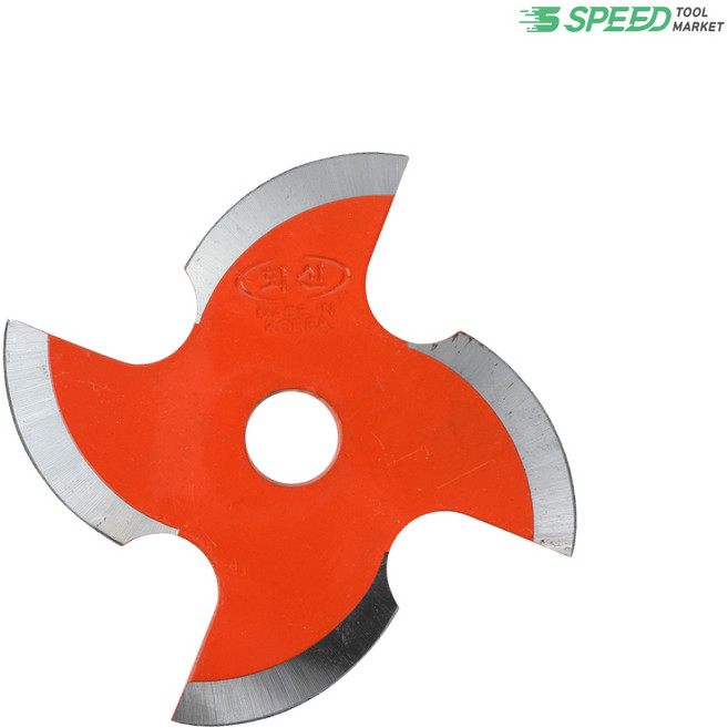 화신 국산 판넬날 4도 4인치107mm x 107mm 커터 캇타 컷터 절단날 그라인더용, 1개