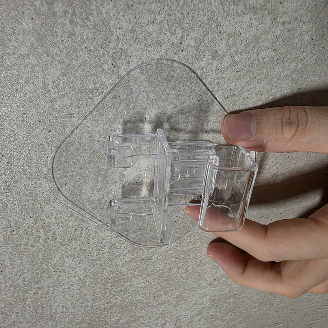 후크식 대야걸이, 투명, 1개