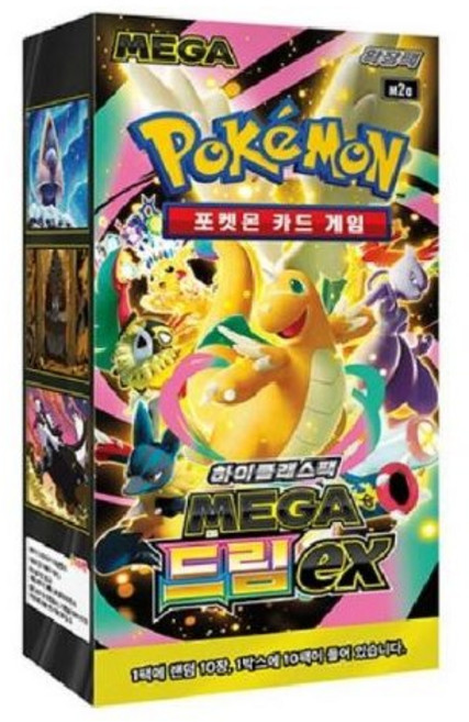포켓몬스터 카드 MEGA 하이클래스팩 MEGA 드림 ex, 1박스, 단일