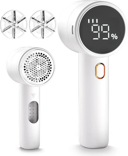 Q20 전기 보푸라기 제거기 USB 충전식 천 원단 솜털 펠렛 스웨터 헤어볼 트리머, 01 WHITE