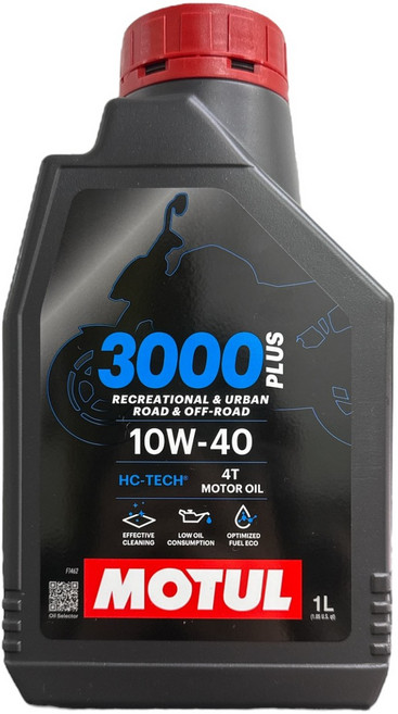 MOTUL 3000 4T 10W-40 合成機車機油, 1瓶, 1L